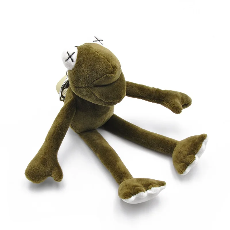 

1pcs 20cm Cartoon The Muppets KERMIT FROG keychain Stuffed animals Plush Toy