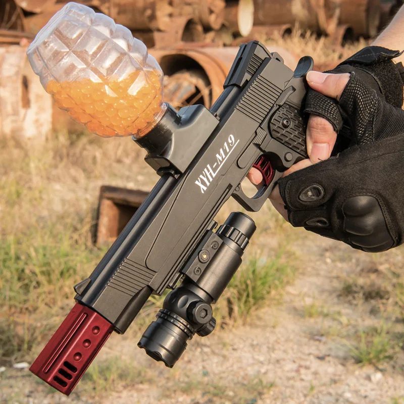 Электрический Автоматический водяной гель бомба M1911 игрушка пуля с кристаллами
