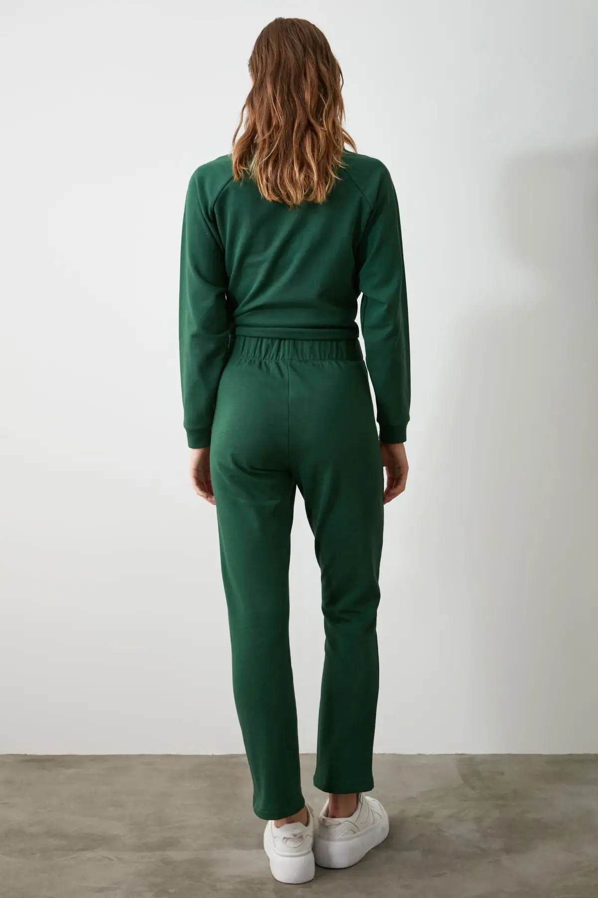 

Trendyol Printed 100 Organic Cotton Basic Jogger Knit Sweatpants TWOAW21EA0179