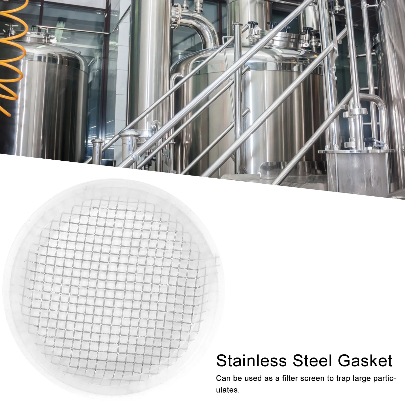 Углеродный фильтр 2 дюйма сетчатая прокладка экрана из нержавеющей стали для