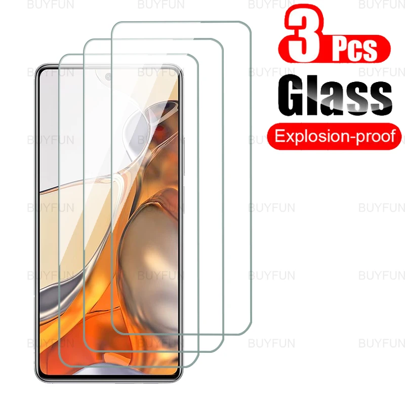 

Закаленное защитное стекло для Xiaomi 11 T Pro, 6,67 дюйма, 3 шт.
