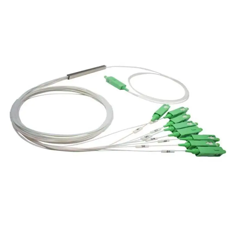 20 шт./лот Gpon Epon волоконно-оптический ПЛК сплиттер 1x8 SC/APC SC/UP Cconnector | Мобильные