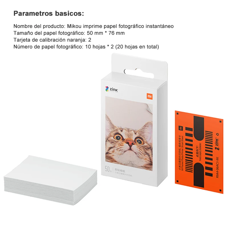 Xiaomi Карманный фотопринтер 313x400 точек на дюйм 500 мАч портативный фото мини