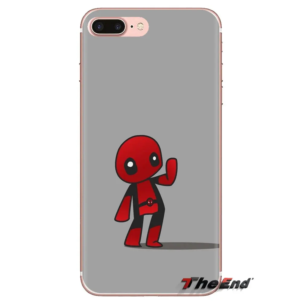 Для samsung Galaxy S2 S3 S4 S5 MINI S6 S7 edge S8 S9 Plus Note 2 3 4 5 8 Coque Fundas Deadpool Art Мягкие прозрачные чехлы |
