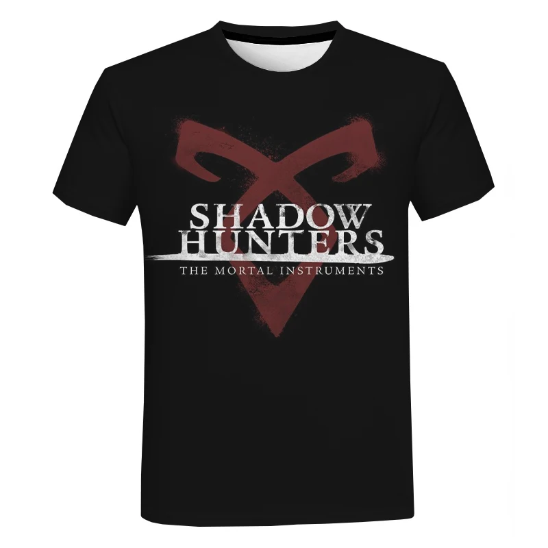 

TV Series Shadowhunters 3D Print T Shirt Men Women Fashion Casual Short Sleeve Funny T-shirt Boys Girls Streetwear Cool Tee Tops