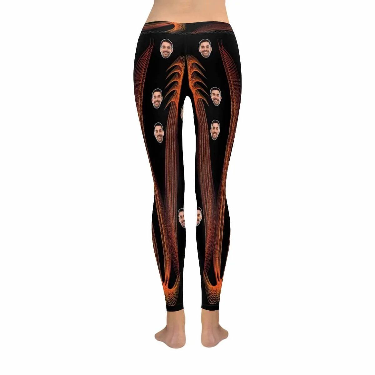 

Custom Face Streamline All-Over Low Rise Yoga Leggings