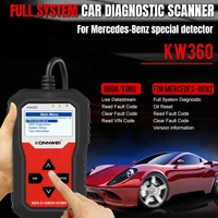kw360 mercedes benz dedicated full featured full system airbag abs brake system car automotive scanner car diagnostic tools