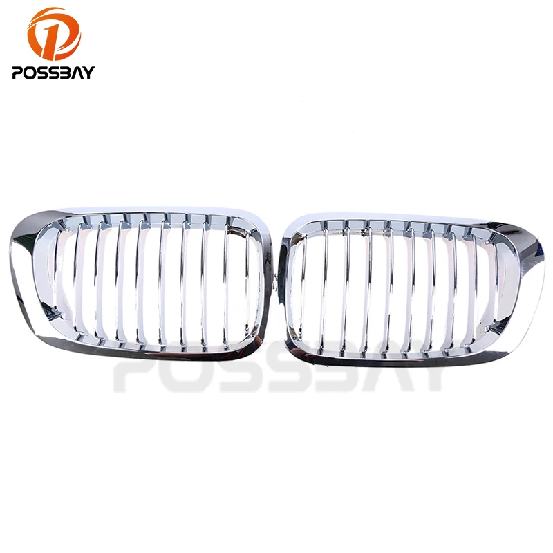 2 Хром Передняя решетка радиатора POSSBAY решетки Стайлинг автомобиля для BMW 3-Series E46