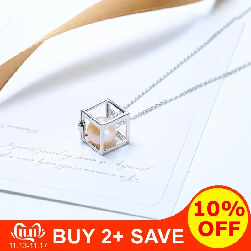 DAIMI 925 серебряная клетка поздравление Выпускной подарок Сделай Сам жемчужная