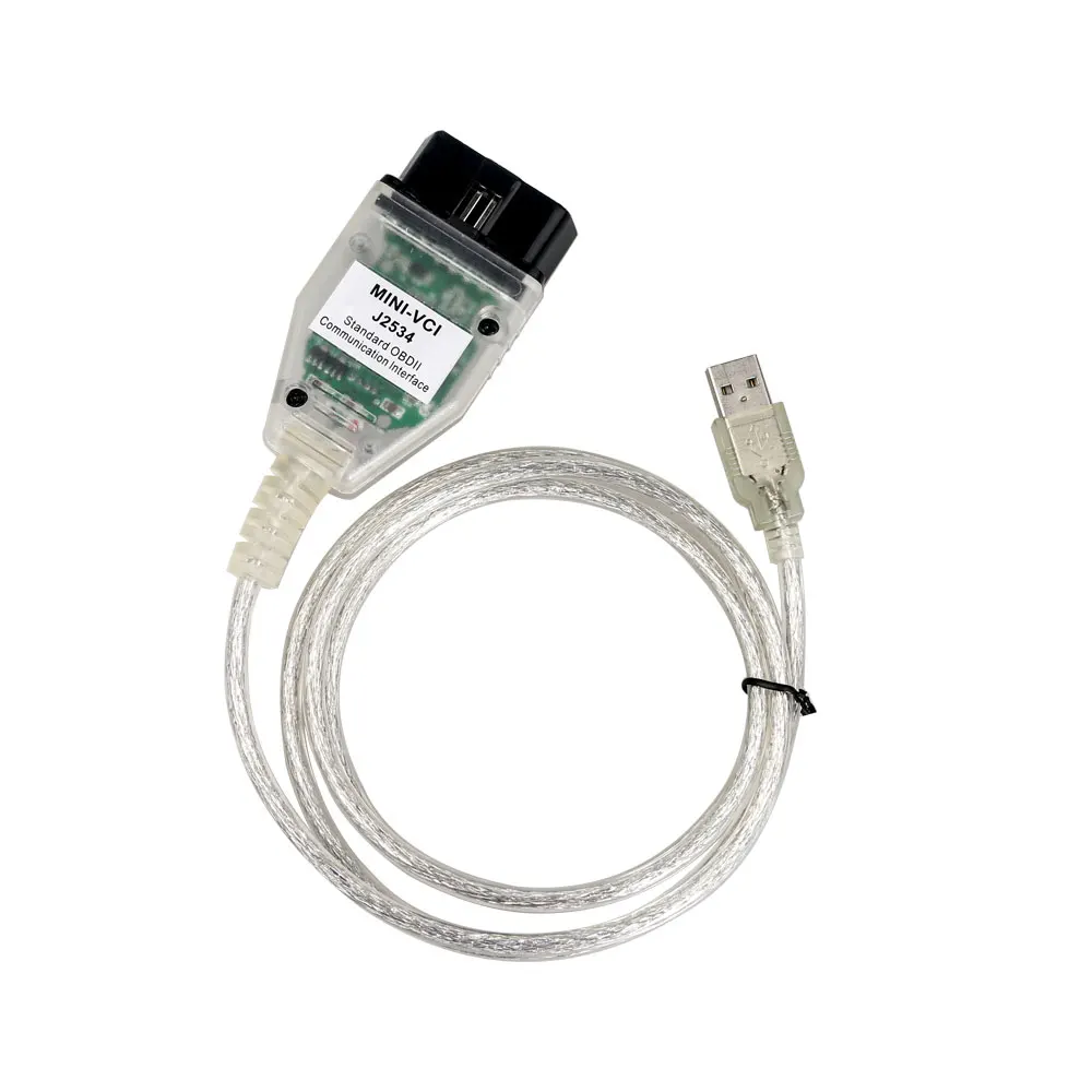 MINI VCI FT232RL V14.30.023 ТИС Techstream OBD2 кабель для Toyota Lexus Диагностика|Кабели и коннекторы