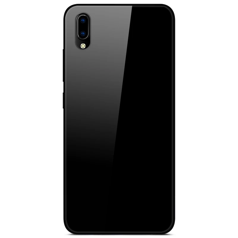 F для VIVO Y91C чехол VIVOY91C стеклянный жесткий чехол для телефона для VIVO Y91i чехол VIVO Y91 C мягкий бампер чехол закаленное для Vivo Y93 Y 93 - Цвет: 43