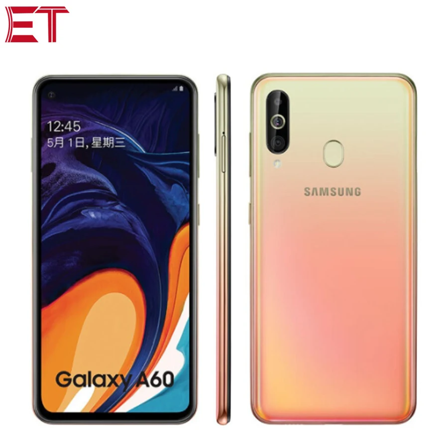Фирменная Новинка Samsung Galaxy A60 мобильный телефон 6 3 &quot6G RAM 64 Гб/128 ГБ ROM Snapdragon 675 Octa Core