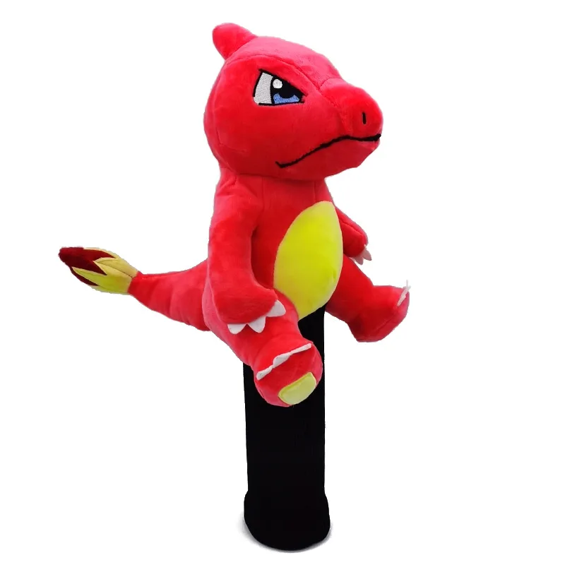 Плюшевый чехол с изображением животного для игры в гольф деревянный защитный