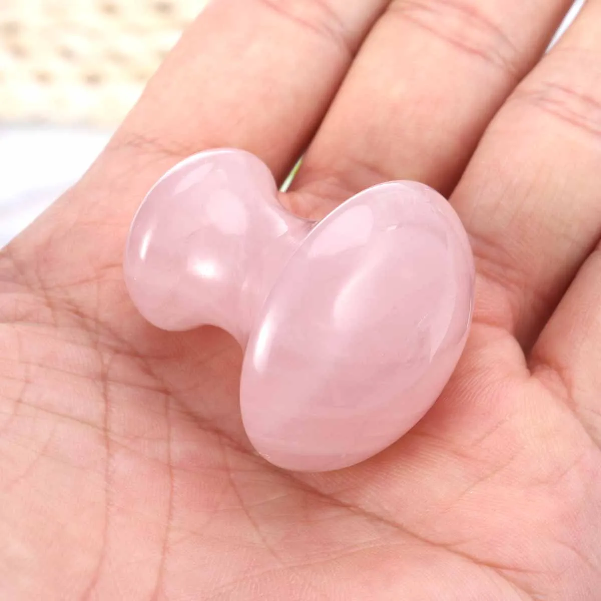 

Handmade Natural Crystal Quartz Massaging Scraping Massage Tool Mushroom Shape Board For Spa Relaxing Meditation Massager