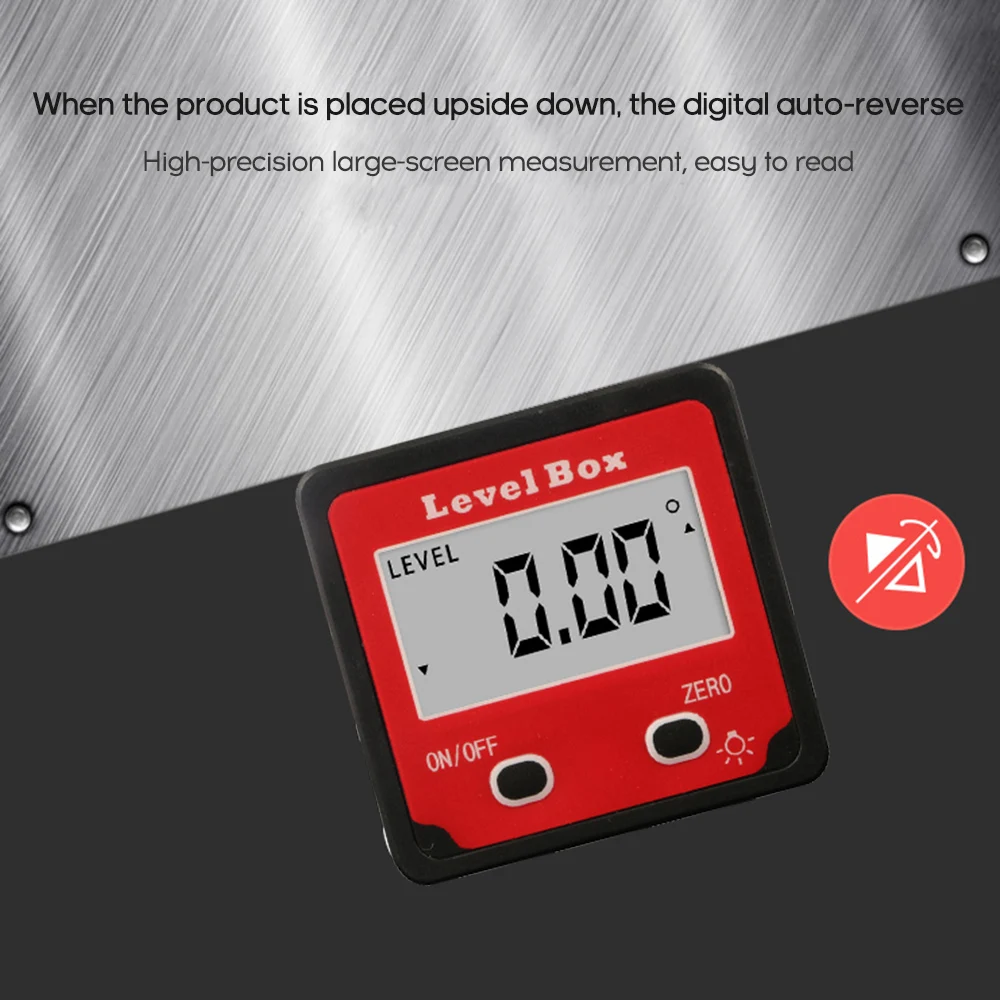 Цифровой маг-netic уровень транспортир угловой видоискатель Инклинометр угол