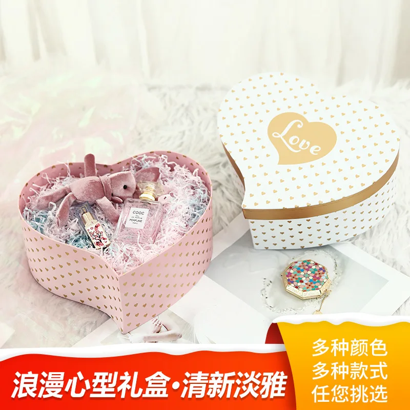 

Net red with flowers box Valentine's Day gift box square flower box holiday gift box gift bag