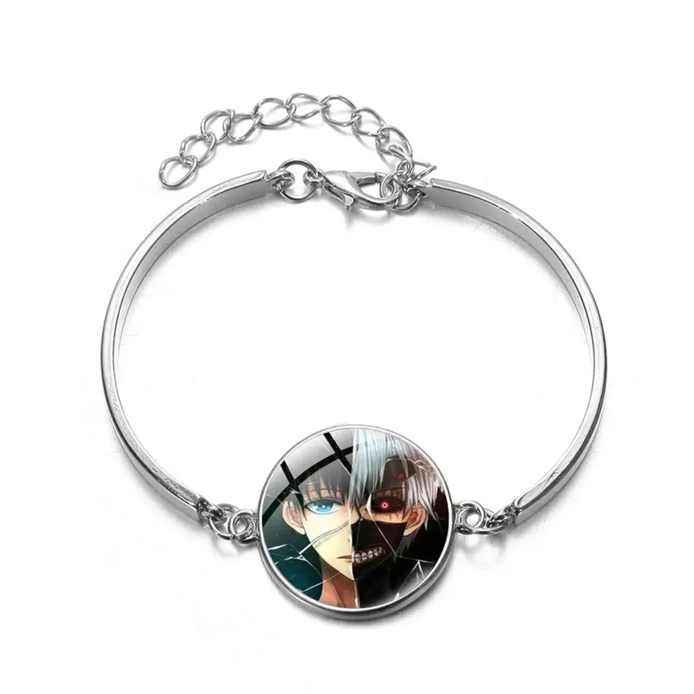 SONGDA одежда с надписью Tokyo Ghoul браслеты мужской ручной работы металлический