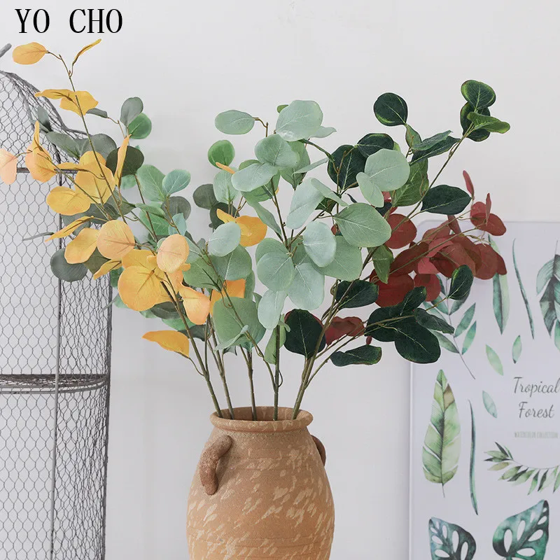 Высококачественные искусственные листья эвкалипта свадебное украшение