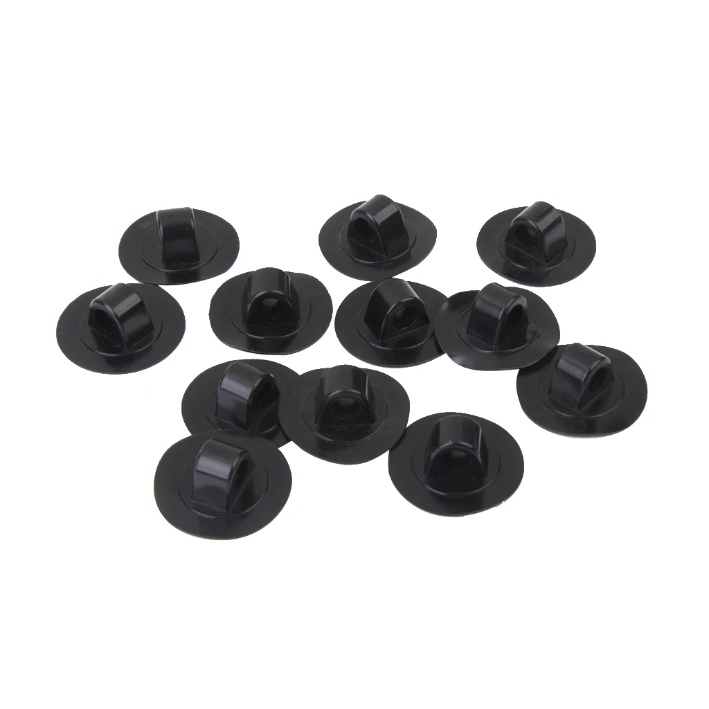 

Pack of 12pcs Rope Mount Clip Hook Buckles 9MM for Boat Kayak Canoe Accessories