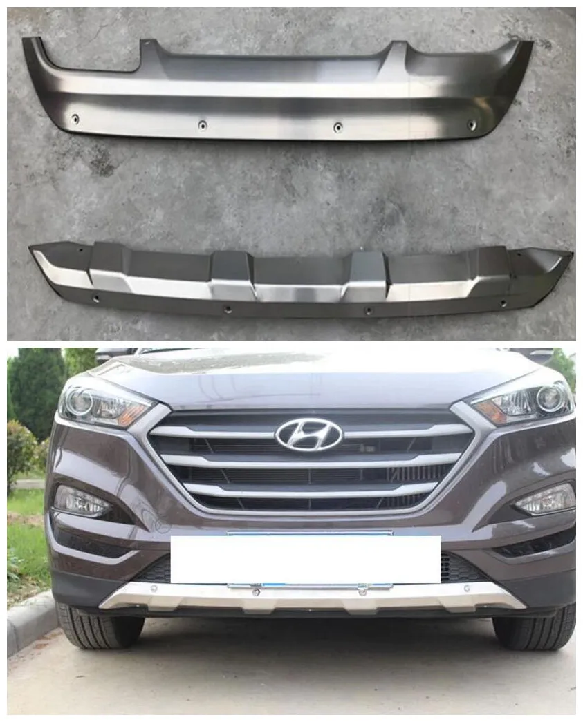 Защитная накладка заднего бампера из нержавеющей стали для hyundai Tucson 2015 2016 2017 2018 |