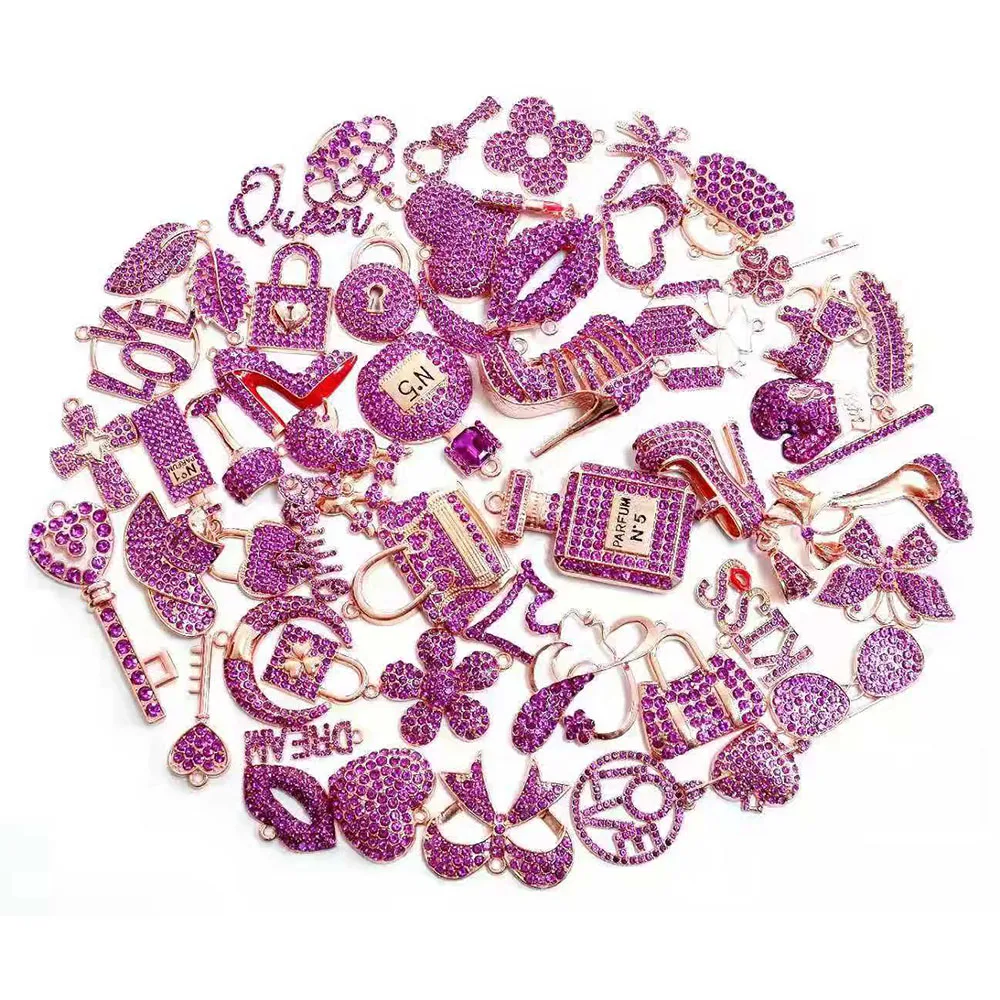 

50Pcs Mixed Delicate Girls Charms Fit For Women'S Diy Jewelry Accessories M15