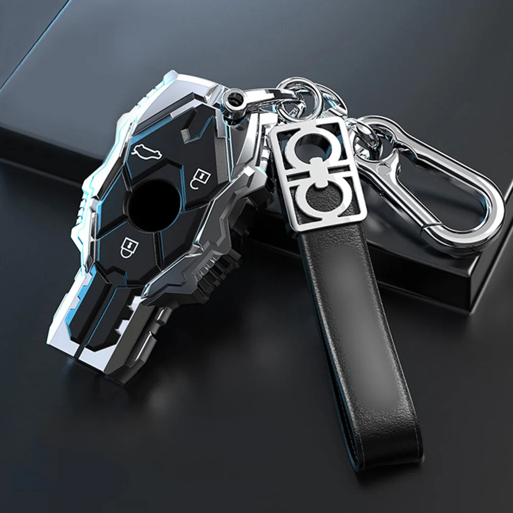 Новинка цинковый сплав 3 кнопки Автомобильный Дистанционный чехол для ключей Fob