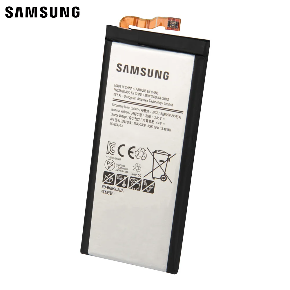 Оригинальная запасная аккумуляторная батарея Samsung для Galaxy S6 Active G870A G890A 3500