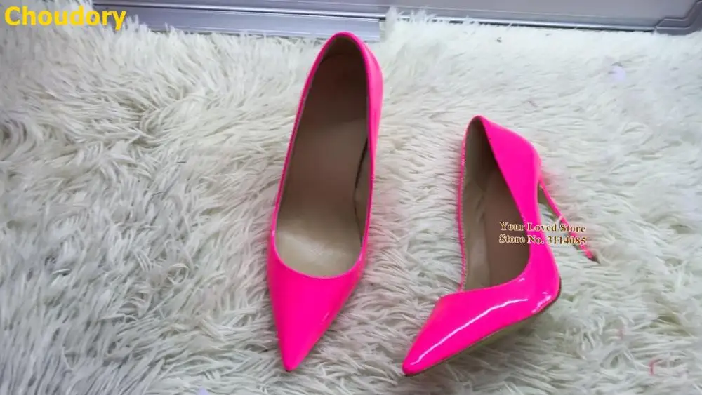 Туфли лодочки женские из лакированной кожи заостренный носок без застежки