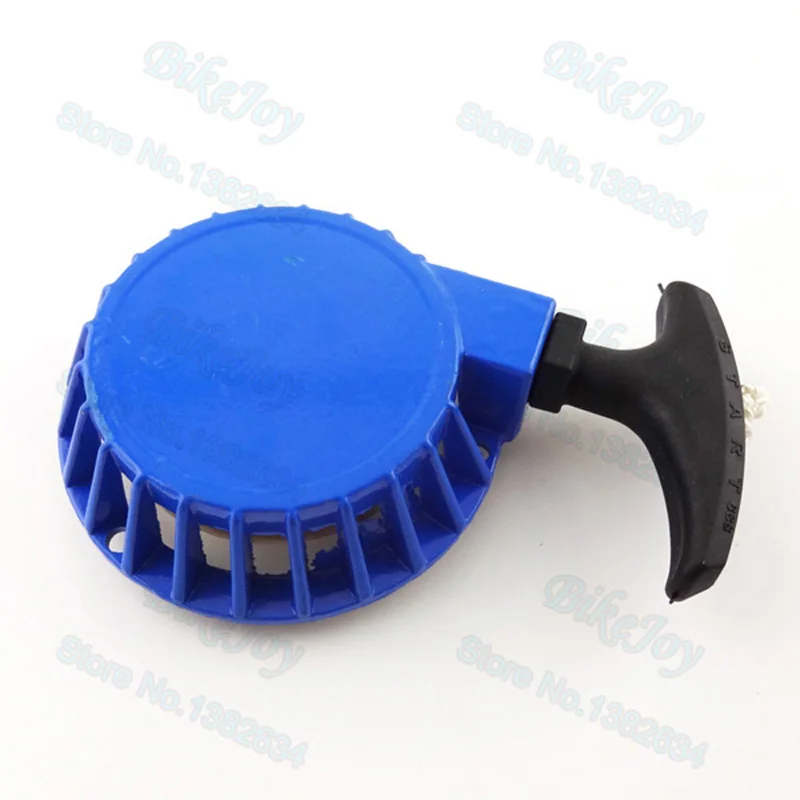 Aluminum Pull Start Starter Recoil Part For 47cc 49cc 2 Stroke ATV Pocket Dirt Bike Mini Motor Motocross Blue |