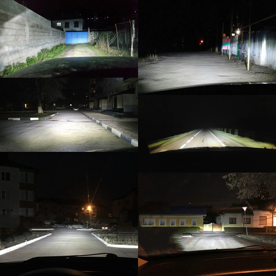 2 шт. светодиодный H7 H4 H8 H11 9012 HIR2 H16 H9 H10 9005 HB3 9006 HB4 H1 H3 Автомобильные фары лампы CSP