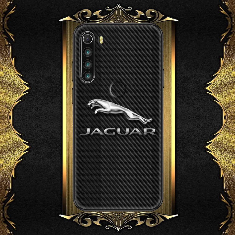 

Car Logo Jaguares-compatible Phone case For Xiaomi Redmi Note 7 7A 8 8T 9 9A 9S 10 K30 Pro Ultra black tpu hoesjes painting