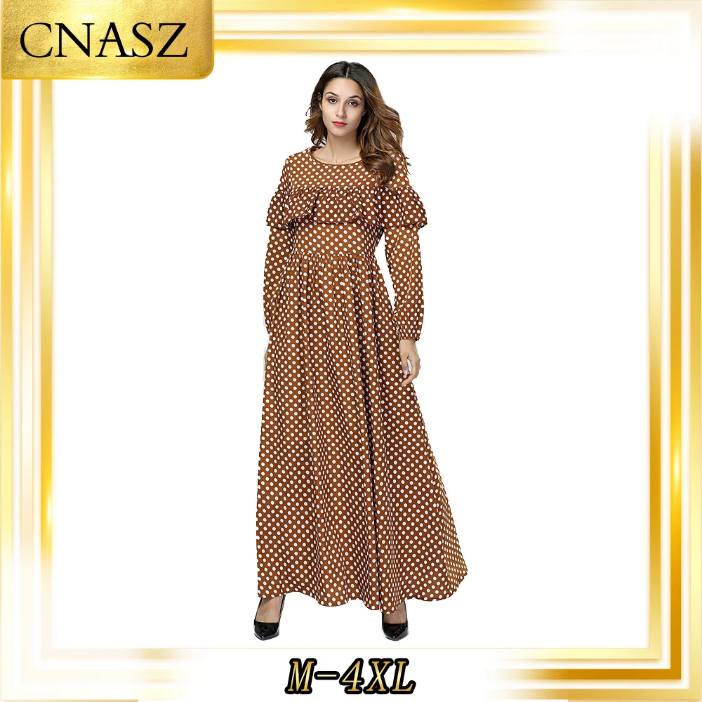 Мусульманское платье модная одежда в мусульманском стиле Простое Повседневное