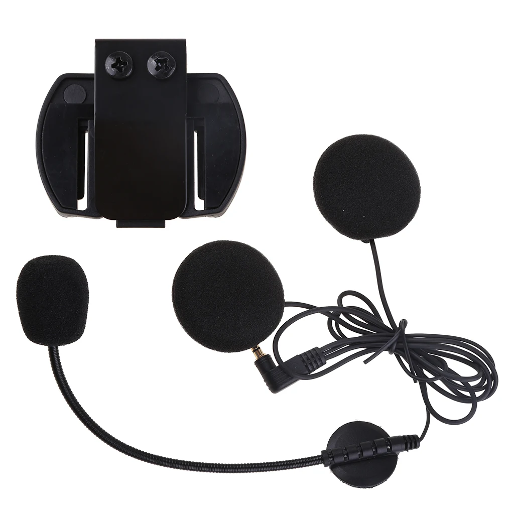Motorcycle Earphone Speaker Intercom Accessories 3.5mm Jack Plug &ampClip For V4 V6 | Автомобили и мотоциклы