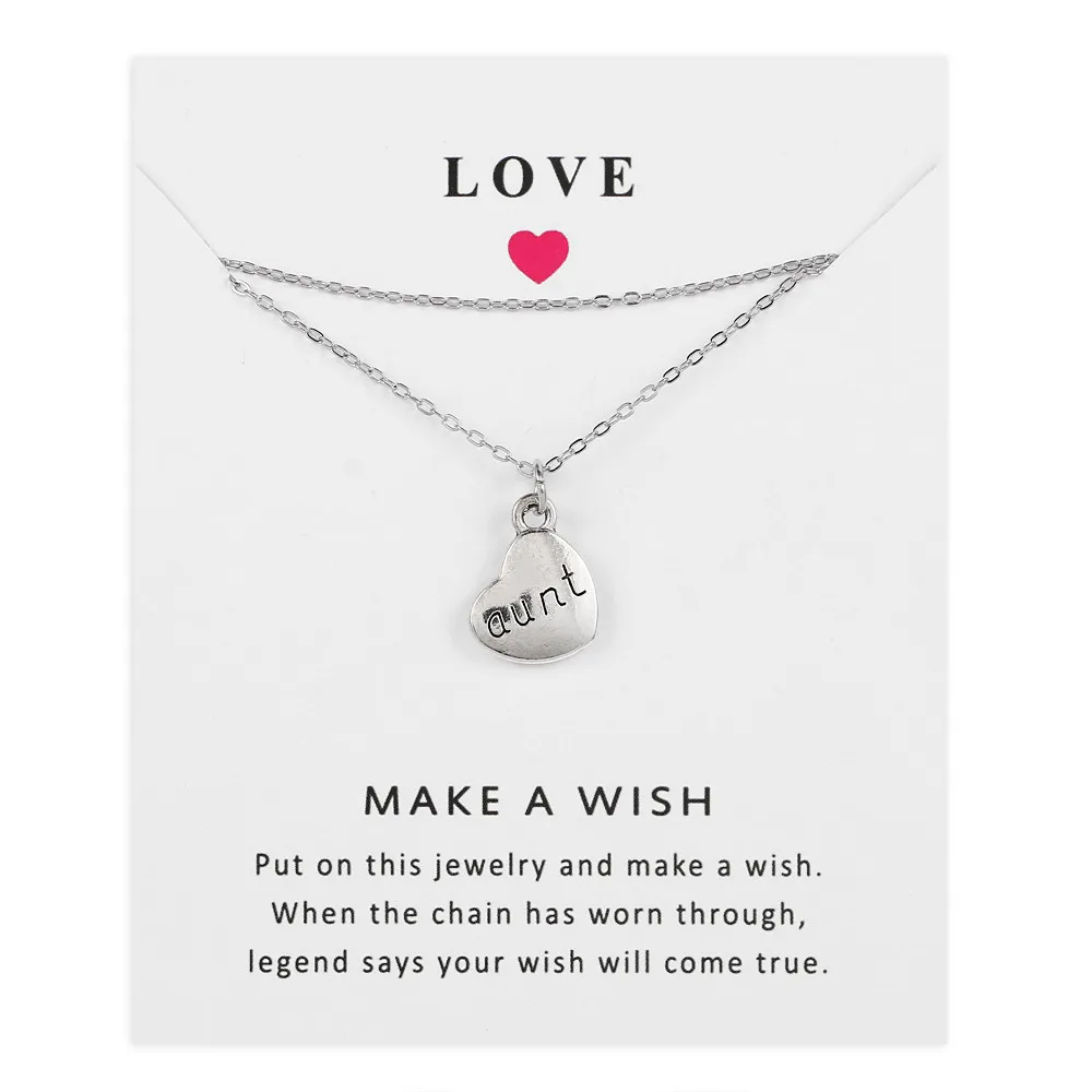 Ожерелья подвески с изображением семьи бабушки тети сестры дяди дочки дедушки