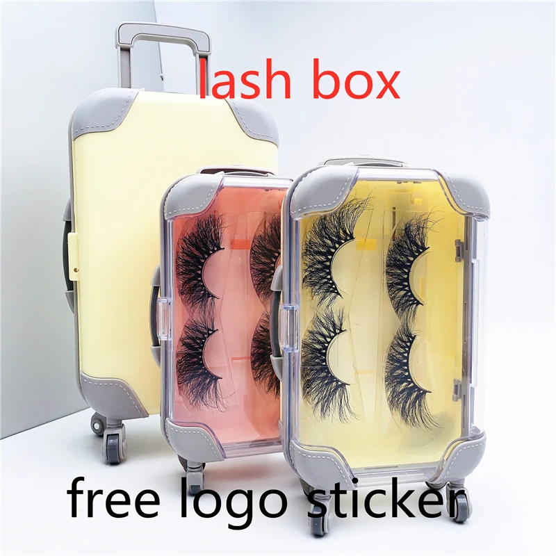 Оптовая продажа ресниц посылка Новое поступление розовый чемодан ресницы
