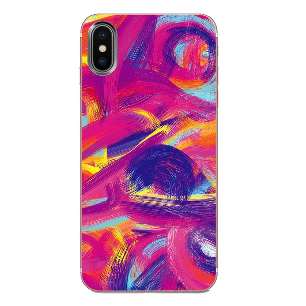 Абстрактная масляная живопись летние ощущения для HTC Desire 530 626 628 630 816 820 One A9 M7 M8 M9 M10