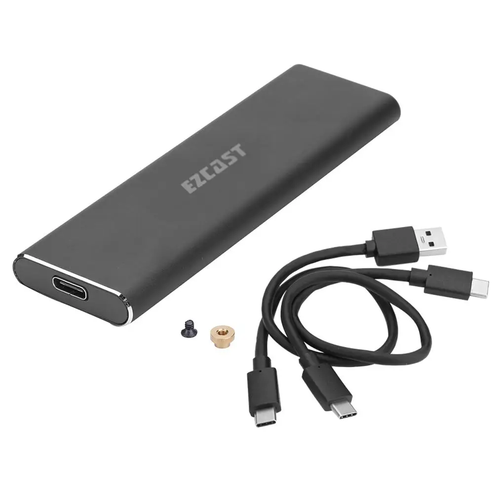 Чехол VKTECH для жесткого диска M2 SSD Футляр NVME PCIe корпус M.2 USB Type C 3 1 GEN2 M Key Adapter 2230/2242/2260/