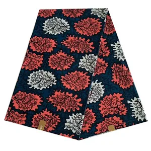 polyester Ankara Africa prints batik fabric real dutch wax tissu high quality 6yards fashion African sewing for party dress - Цвет: 39