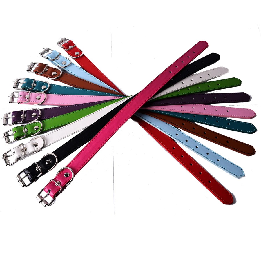 Ошейник из искусственной кожи для домашних животных маленький ошейник кошек и