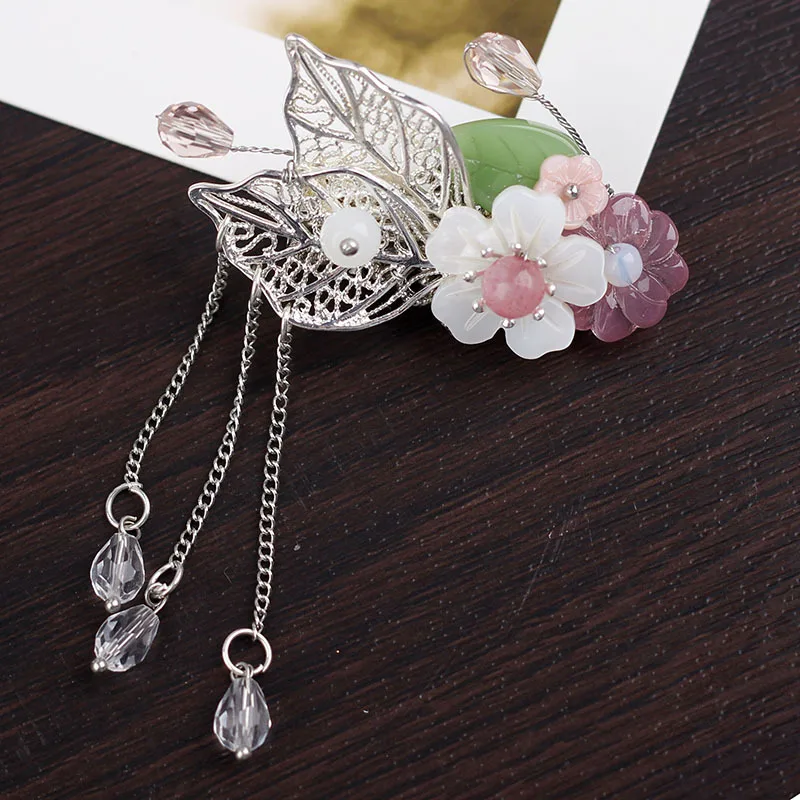 

Hanfu headdress aesthetic court retro clip Chinese style hairpin temperament ancient style to clip ancient costume side clip