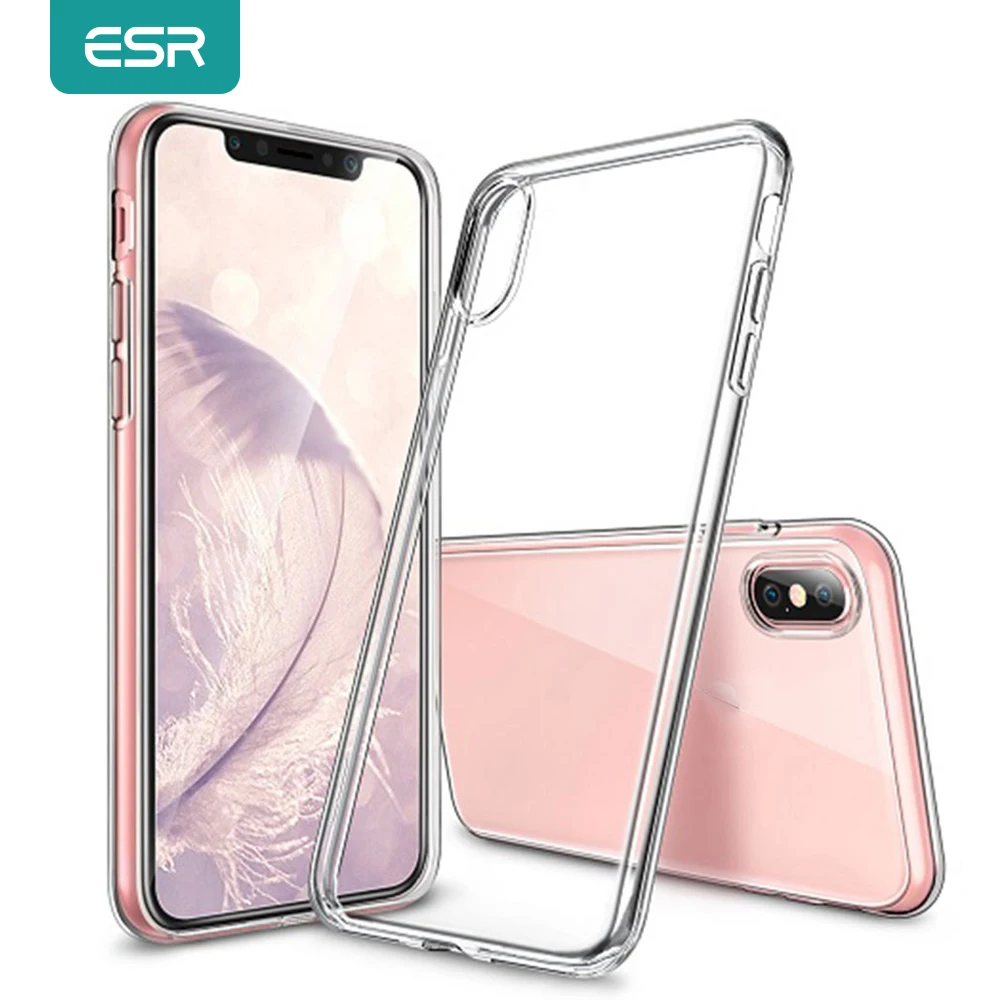 Чехол ESR для iPhone X XS XR Max прозрачный чехол бампер мягкий из ТПУ 7 8 Plus защитный