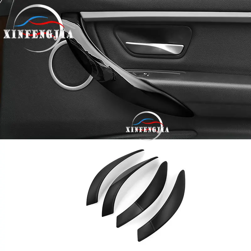 Для BMW 3 4 серии 3GT F34 F36 F30 13 18 шт. Черная внутренняя дверная ручка панель