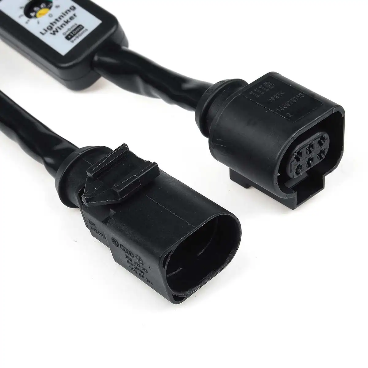 

LED Taillight Black 2Pcs Dynamic Turn Signal Indicator Add-on Module Cable Wire Harness For Audi A6 4G 2012~2018 Tail Light