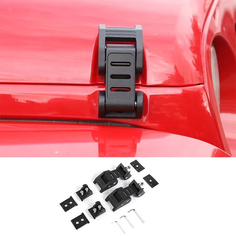SHINEKA замки капота для Jeep Wrangler JK защелка капота 2007- для Jeep Wrangler JK Sport Rubicon Sahara Unlimited - Цвет: E