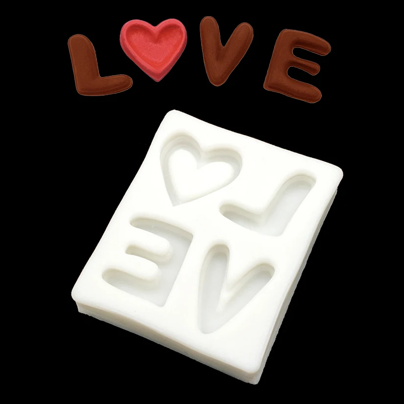 

Силиконовая форма «любовь» мастика инструменты для украшения тортов из мастики форма для выпечки кекса