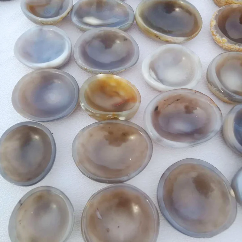 Красивая Агатовая чаша пепельница Хрустальная для дома из искусственного агата