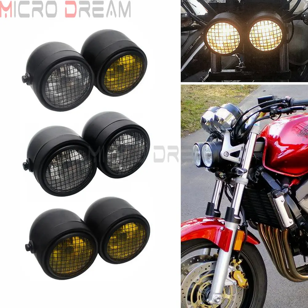 12 В 35 Вт Старая школьная желтая линза двойной поворотный Точечный светильник