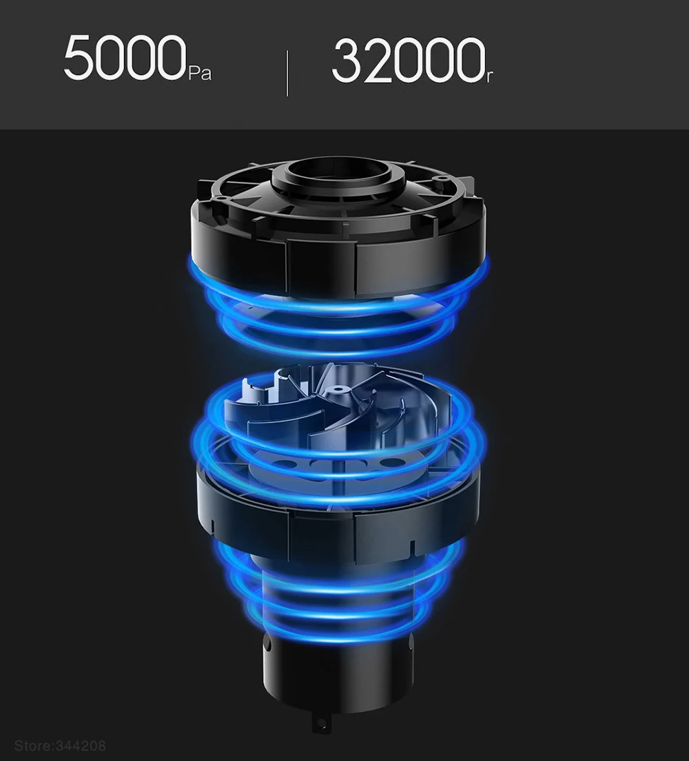Xiaomi Mijia Cleanfly FVQ Портативный Автомобильный Ручной пылесос для дома беспроводной мини-пылеуловитель сильный Циклон всасывания