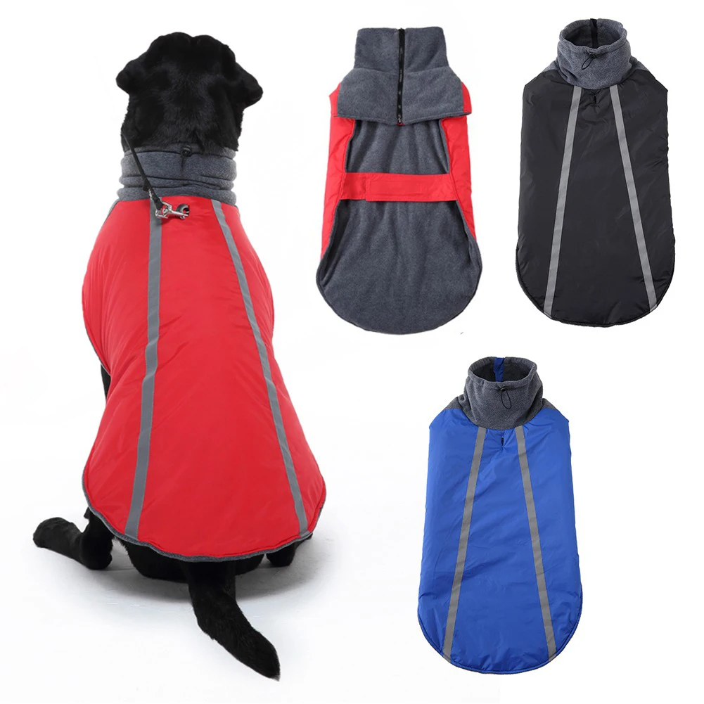 

Dog Vest Coat Jacket Sweater Waterproof Windproof Pet Vest Apparel Winter Warm Outfit for Large Middle Dogs Labrador Bulldog
