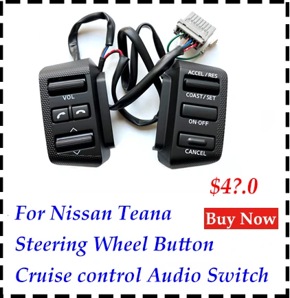 Рулевое колесо круиз-контроль переключатели Bluetooth кнопка для NISSAN SENTRA Livina ALMERA cube VERSA NOTE 25550-3DA6A